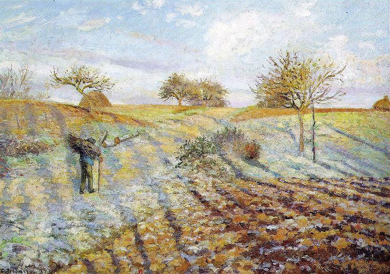 Camille Pissarro White Frost France oil painting art